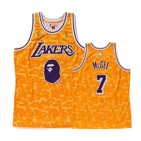 Los Angeles Lakers #7 JaVale McGee BAPE Jersey