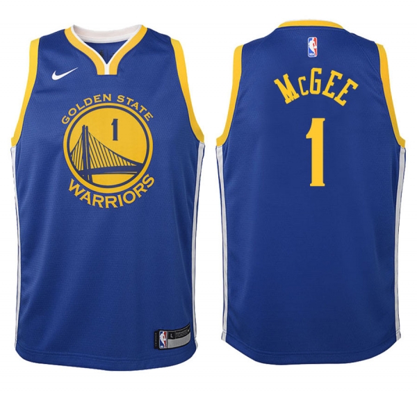 Youth Golden State Warriors #1 JaVale McGee Icon Jersey