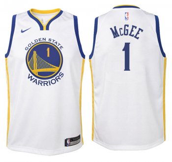 Youth Golden State Warriors #1 JaVale McGee Association Jersey