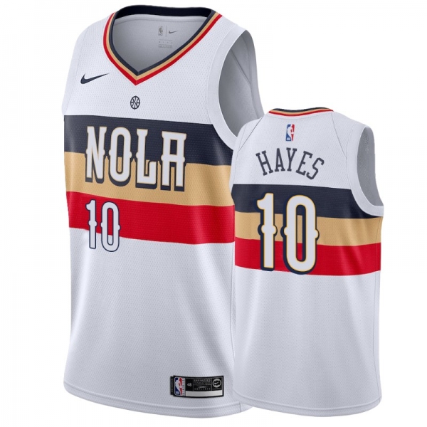 New Orleans Pelicans #10 Jaxson Hayes Earned Jersey