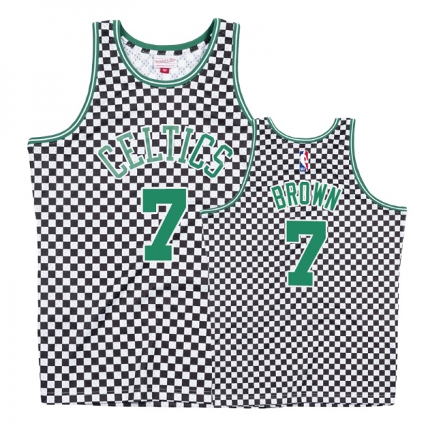 Boston Celtics #7 Jaylen Brown Checkerboard Jersey