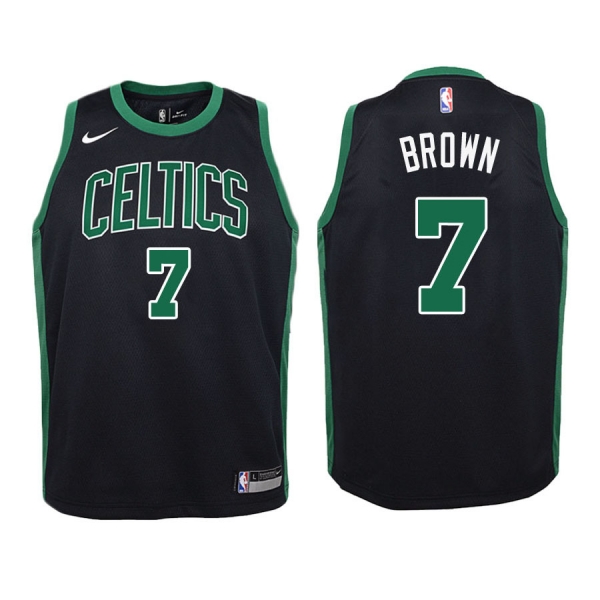 Youth Boston Celtics #7 Jaylen Brown Statement Jersey