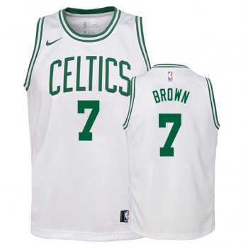 Youth Boston Celtics #7 Jaylen Brown Association Jersey