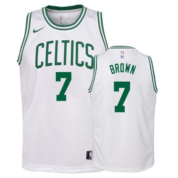 Youth Boston Celtics #7 Jaylen Brown Association Jersey