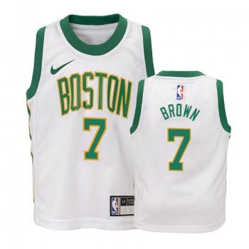 Youth Boston Celtics #7 Jaylen Brown City Jersey