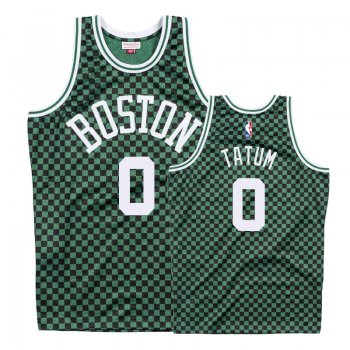 Boston Celtics #0 Jayson Tatum Checkerboard Jersey