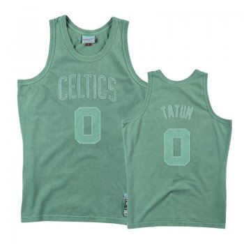 Boston Celtics #0 Jayson Tatum Washed Out Jersey