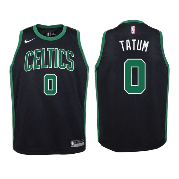 Youth Boston Celtics #0 Jayson Tatum Statement Jersey