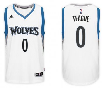 Timberwolves Jeff Teague White Swingman Home Jersey