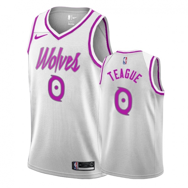 Minnesota Timberwolves #0 Jeff Teague Earned Jersey