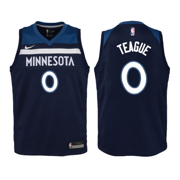 Youth Minnesota Timberwolves #0 Jeff Teague Icon Jersey