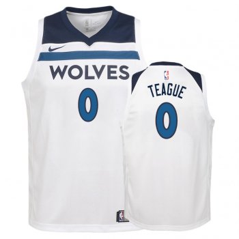 Youth Minnesota Timberwolves #0 Jeff Teague Association Jersey