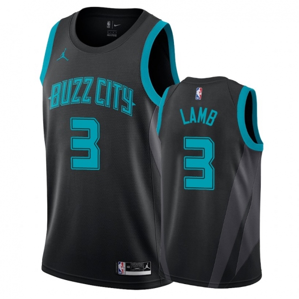 Charlotte Hornets #3 Jeremy Lamb City Jersey