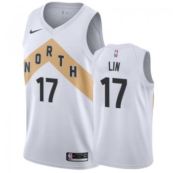 Toronto Raptors #17 Jeremy Lin City Jersey