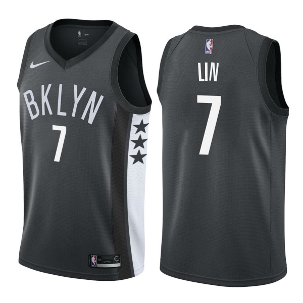 Brooklyn Nets #7 Jeremy Lin Statement Jersey