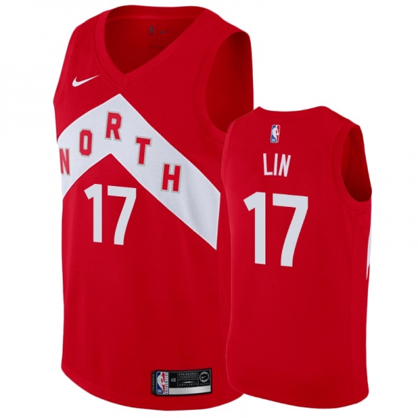 Toronto Raptors #17 Jeremy Lin Earned Jersey