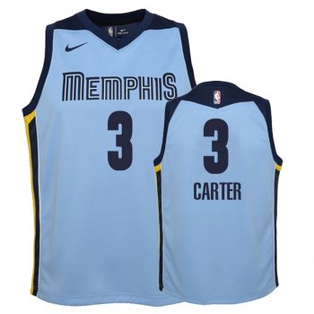 Youth Memphis Grizzlies #3 Jevon Carter Statement Jersey