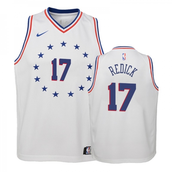 Youth Philadelphia 76ers #17 J.J. Redick Earned Jersey