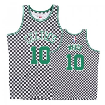 Boston Celtics #10 Jo Jo White Checkerboard Jersey