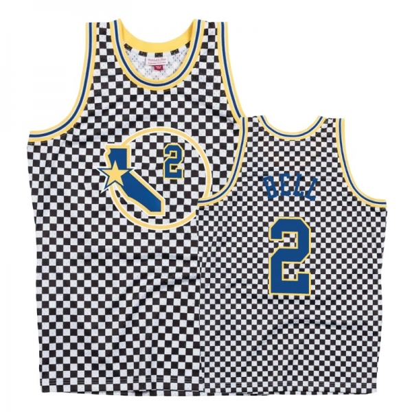 Golden State Warriors #2 Joe Barry Carroll Checkerboard Jersey