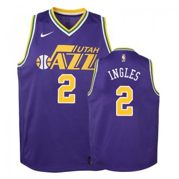 Youth Utah Jazz #2 Joe Ingles Hardwood Classics Jersey