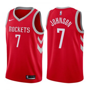 Houston Rockets Joe Johnson #7 Red Icon Edition Jersey