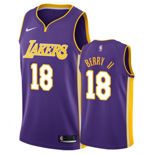 Los Angeles Lakers #18 Joel Berry II Statement Jersey