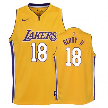 Youth Los Angeles Lakers #18 Joel Berry II Icon Jersey