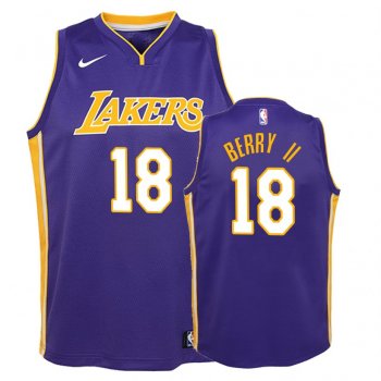 Youth Los Angeles Lakers #18 Joel Berry II Statement Jersey