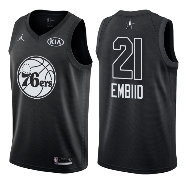 Philadelphia 76ers #21 Joel Embiid All-Star Jersey