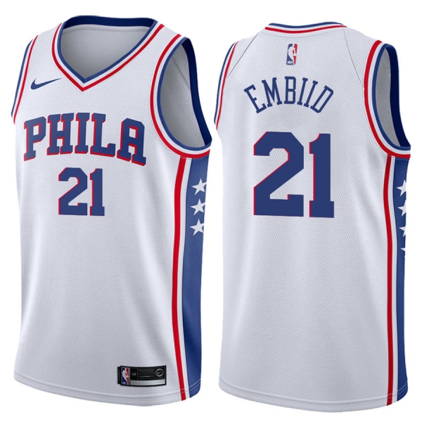 Philadelphia 76ers #21 Joel Embiid Association Jersey