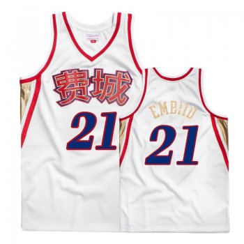 Philadelphia 76ers #21 Joel Embiid Chinese New Year Jersey