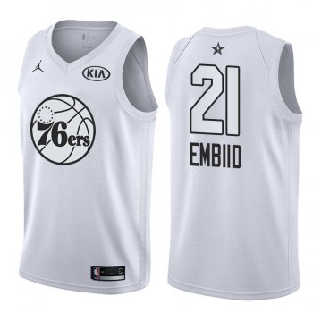 Philadelphia 76ers #21 Joel Embiid All-Star Jersey