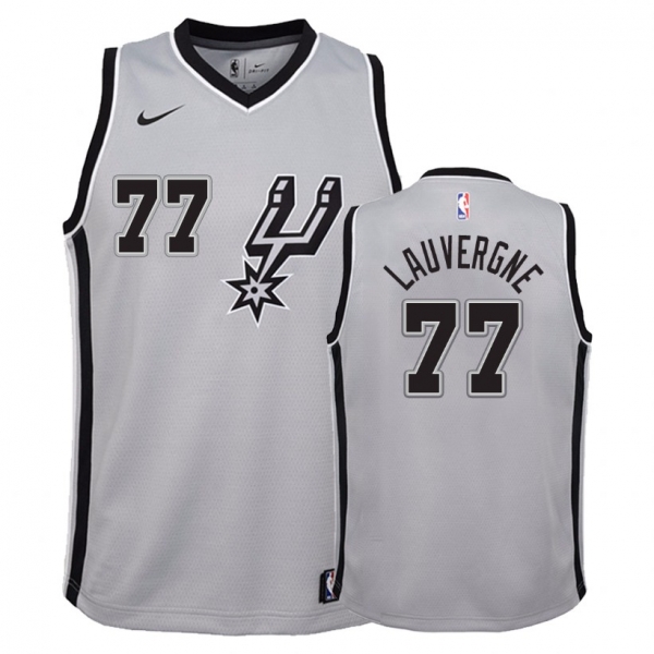 Youth San Antonio Spurs #77 Joffrey Lauvergne Statement Jersey