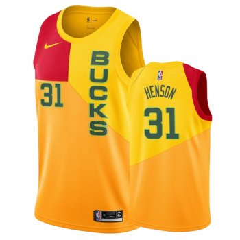 Milwaukee Bucks #31 John Henson City Jersey