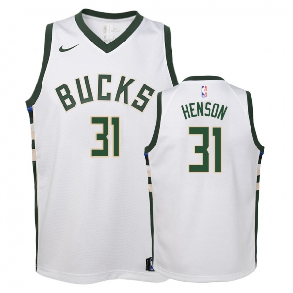 Youth Milwaukee Bucks #31 John Henson Association Jersey