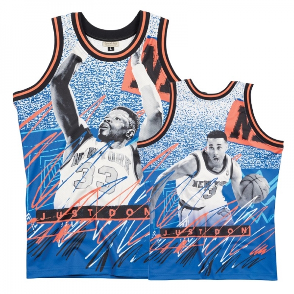 New York Knicks #3 John Starks All-Star Jersey