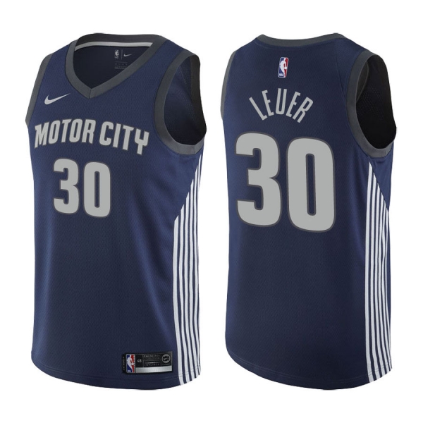 Detroit Pistons #30 Jon Leuer City Jersey