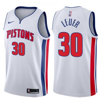 Detroit Pistons #30 Jon Leuer Association Jersey