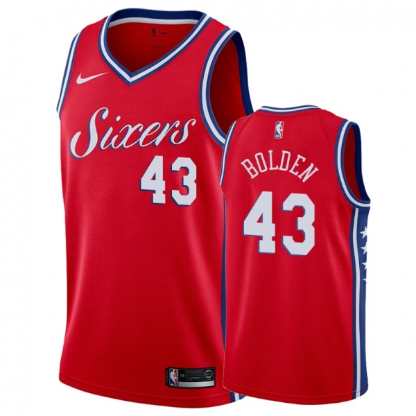 Philadelphia 76ers #43 Jonah Bolden Statement Jersey