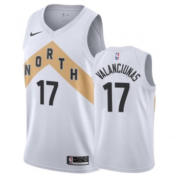 Toronto Raptors #17 Jonas Valanciunas City Jersey