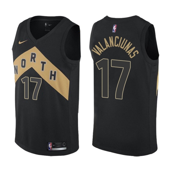 Toronto Raptors #17 Jonas Valanciunas City Jersey