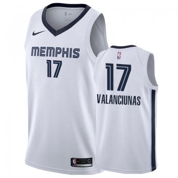 Memphis Grizzlies #17 Jonas Valanciunas Association Jersey