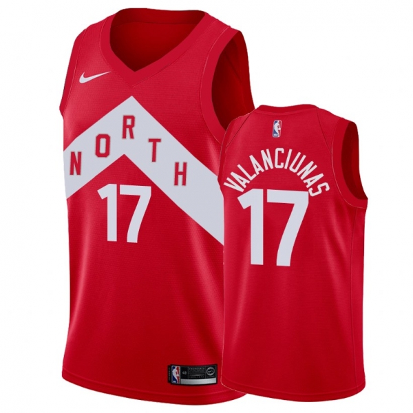 Toronto Raptors #17 Jonas Valanciunas Earned Jersey