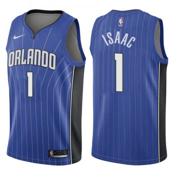 Orlando Magic Jonathan Isaac #1 Royal 2017-18 Icon Jersey