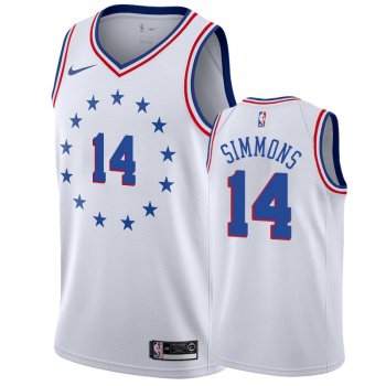 Philadelphia 76ers #14 Jonathon Simmons Earned Jersey