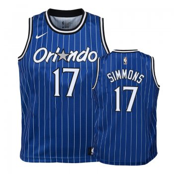 Youth Orlando Magic #17 Jonathon Simmons Hardwood Classics Jersey