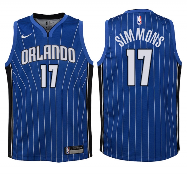 Youth Orlando Magic #17 Jonathon Simmons Icon Jersey