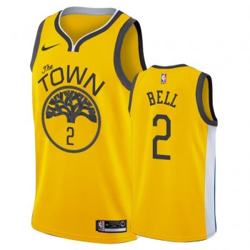 Golden State Warriors #2 Jordan Bell Earned Jersey