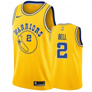 Golden State Warriors #2 Jordan Bell Hardwood Classics Jersey